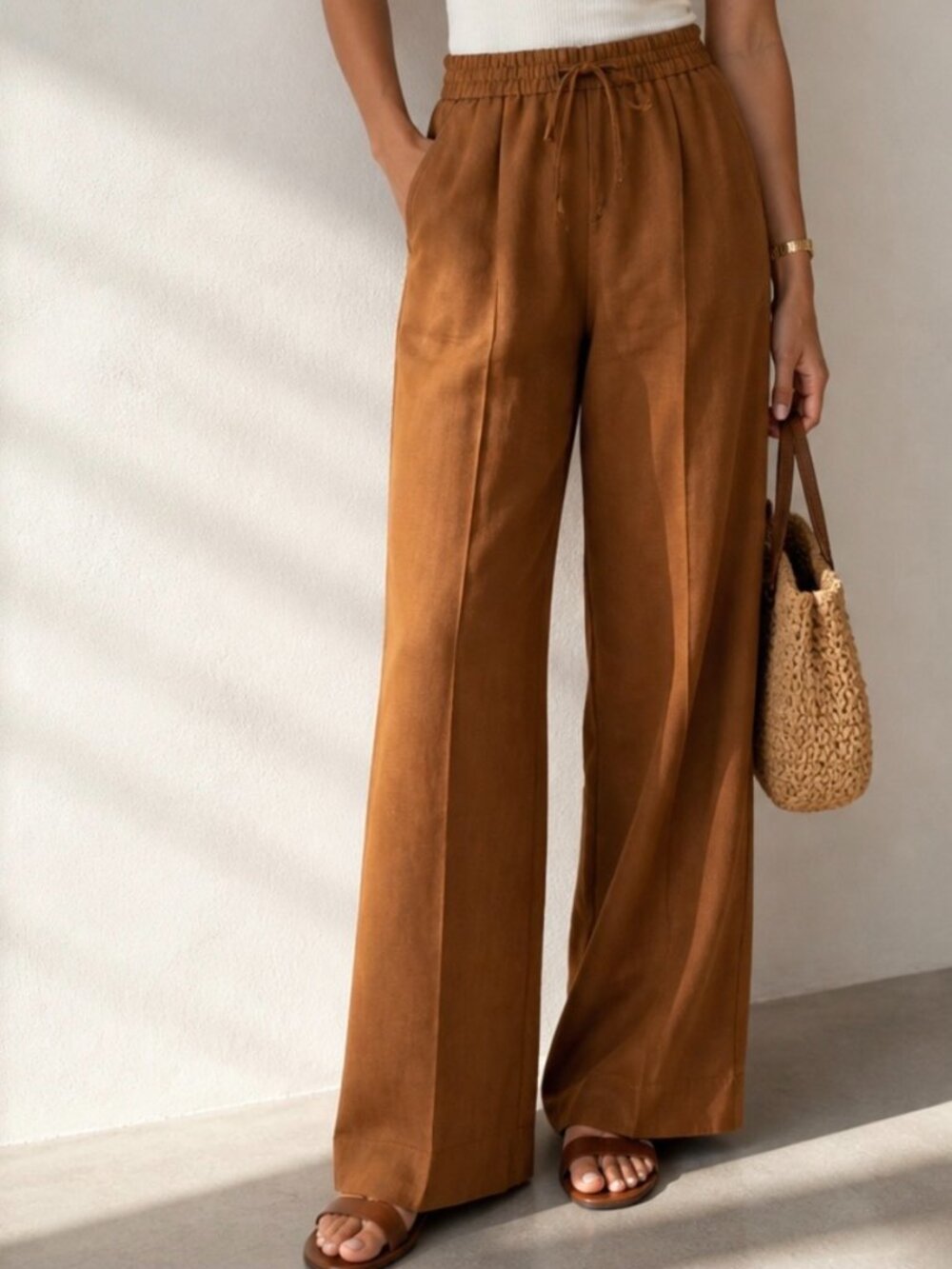 Wide-leg pants for women in size 12,